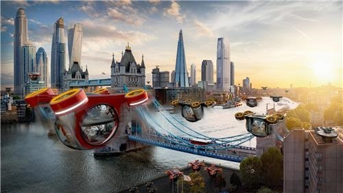 '삼성 KX50, 더 퓨처 인 포커스' 보고서에 소개된 비행 택시.